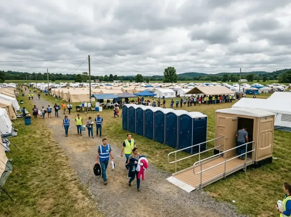 disaster-relief-camp-restrooms-010 — frequently asked questions, Dumpster & Portable Bathrooms Rental in Kensett, AR
